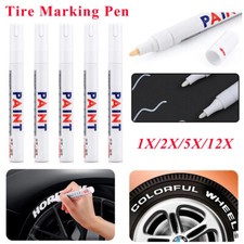 White Paint Pens Set Permanent Marker Marking Pen For Car Rubber Tyre Waterproof Marker Pen price