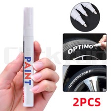 2X White Paint Pens Set Permanent Marker Pen For Car Rubber Tyre Waterproof Marker Pen price