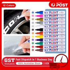 1/12pcs Paint Pen Marker Many Colours For Car Tyre Metal Glass Rubber Permanent Marker Pen price