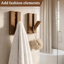 Wooden Wall Mounted Coat Racks Foldable Entry Wall Hooks  Office Office Coat Rack price
