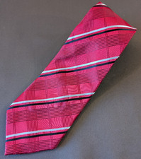 DONALD J TRUMP Signature Collection Silk Power Tie - RED - Gold Bar Tie price