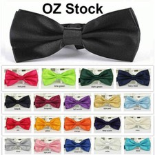 Mens Silk Satin plain Tuxedo Solid Bow Tie Formal Wedding  Bowtie Necktie ties Tie price
