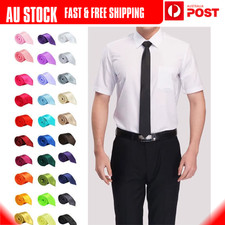 Mens Plain Solid Colour Neck Tie Necktie Wedding And Business Work 5cm Ties Tie price