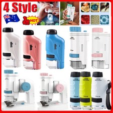 Kids Mini Pocket Microscope 60-200x Handheld Magnification Lens with LED LightAT Microscope price
