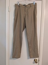 Nike Dri-Fit Khaki Flat Front Pants - Men's Size 32x32 Men's Trousers price