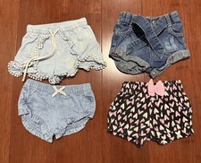 Baby Girl Shorts Size 000 X 4 Pairs Baby Shorts price