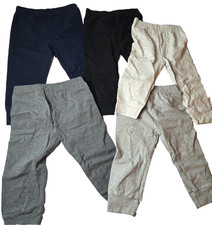 Baby Boy Girl Pants 5 Pack 0-24 Months Unisex Cotton Elastic Waist New Baby Trousers price