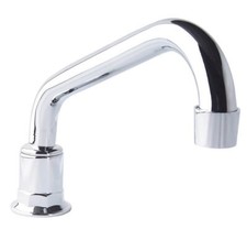 Monopoly Unstyled Tapware Hob Spout Swivel Tube Chrome Plated 180mm Tapware price