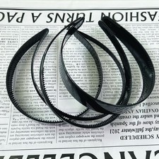 4 Pcs  Black Plastic Wide Alice Hair Band Headband 20mm(3/4") Hair Accessories Hair Clips, Headbands & Hair Bands price