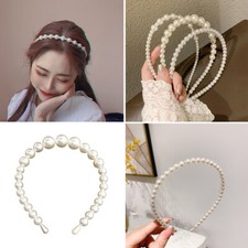Girl Hair Clips Bride New Women Pearl Headband Alice Hair Bands Wedding Headwear Hair Clips, Headbands & Hair Bands price