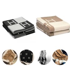 Wool Cashmere Plaid Blanket Soft Pillow Shawl Bed, Couch, Sofa Throw Blankets AU Sofa Throw price