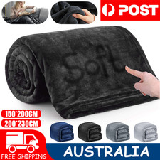 Luxury Thick Fleece Blanket Large For Bed Sofa Couch Throw Queen Twin Soft Warm Sofa Throw price