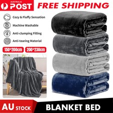 Thick Mink Blanket Luxury Large Faux Fur Fleece Sofa Bed Couch Throw Soft Warm Sofa Throw price