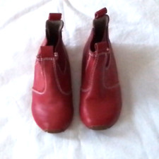 Skeanie size 23 riding boots leather red first walkers in very gently used cond Unisex Kids' First Walker Shoes price