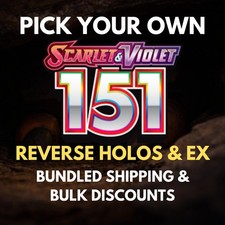 SV: 151 - Choose, Pick/ Complete Your Set REVERSE HOLO Invitation Cards price