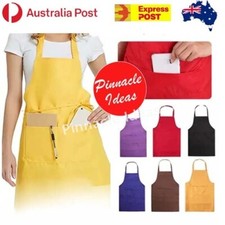 Kitchen Plain Pocket Apron Waiter Chef Craft Cooking Butcher Washable Cafe Kids Kitchen Apron price
