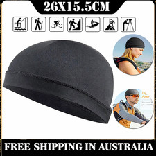 Breathable Liner Helmet Skull Cap Running Cycling Beanies Sports Outdoor Hats AU Beanies & Caps (Outdoor) price
