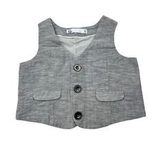 Boys size 000, Target, grey cotton formal / wedding vest / waistcoat, EUC Baby Waistcoat price
