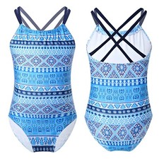 Kids Girls Long Sleeve Swimsuit One Piece Rash Guard Bodysuit Wetsuit Beachwear Girls' Beachwear price