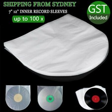 50-100 x Sleeves Inner LP Music Durable 7" 12" Vinyl Record Plastic Record Cover Music price