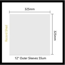 20 x RECORD SLEEVEs PLASTIC COVER OUTER for Vinyl LP's 12" Album Aus Music price