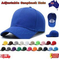 Classic Adjustable Baseball Snapback Hat Men Women Plain Flat Hip Hop Cap Visor Men's Hats price