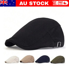 Mens Hat Gatsby Ivy Golf Cabbie Driving Beret Flat Hat Retro Fashion Newsboy Cap Men's Hats price