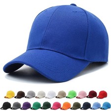 Classic Adjustable Baseball Snapback Hat Men Women Plain Flat Hip Hop Cap Visor Men's Hats price