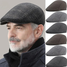 Mens Newsboy Gatsby Flat Cap Cabbie Golf Driving Beret Retro Hat Fashion Cap AU Men's Hats price