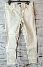 Banana Republic Jeans Women's 8/29 Premium Denim White Skinny Women's Jeans / Denim Trousers price
