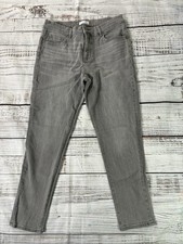 Loft Jeans Women's Size 8/29 Light Gray The Skinny Tapered Leg Women's Jeans / Denim Trousers price