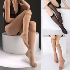 1 Pair Ladies Over Knee High Tights Pop Socks Comfort Top Silky Smooth AU Knee-High Socks / Tights price