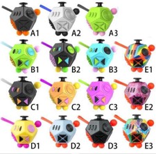 Fidget Cube Hexagon 12 Sides Desk Children’s Toy Adult Stress Relief Cubes UK Children's Desk price