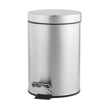 Bathroom Pedal Bin 3L Rubbish Waste Trash Can Bin Compact Bedroom Bath Office AU Rubbish Bins price