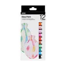 12 Pack Glass Paint Creates a semi-transparent Finish Designed for glass AUS NEW Glass Paint price
