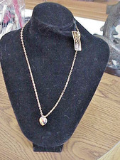 New Swarovski Austrian Crystal Heart Pendant with Tec 2000 17.5" Goldtone Chain Swarovski Necklace price