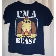Donkey Kong  Navy Graphic Tee |  Large 10–12 Boys' Shirt price