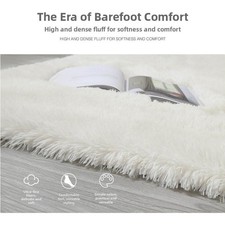 Polyester Nordic Shaggy Rug for Bedroom Living Room Sofa Front 20x35x5cm Living Room Rug price