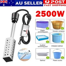 2000W 2500W Electric Immersion Water Heater Thermostat Suspension Fast Boiler AU Electric Water Heaters price