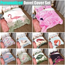Flamingo Pattern Colorful Doona Duvet Quilt Cover Bed Pillowcase Set Gifts Baby Duvet Cover Set price