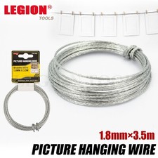 Picture Hanging Wire Steel Braided Cable 1.8mm x 3.5m Photo Frame Mirror Hanging Picture & Photo Frame price