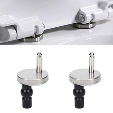 2x Toilet Seat Hinges Bolts Screws Top Fix Quick Release WC Replacement Kit Toilet Seat price