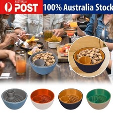 Pistachio Nuts Bowl Set With Storage Holder Large Double Dish Snack Serving Bowl Bowl price