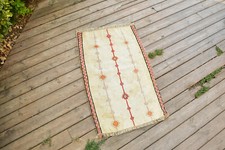 Turkish Kilim Rug 20'x34'' Hand Woven Sivas Cicim 1x2 Kilim 51x87cm Small Rug Kilim Rug price