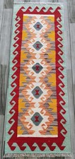 Artisan Handmade Afghan Turkish Runner Kilim Rug, Aztec Wool Rug, Size 139x51 CM Kilim Rug price