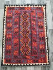 Artisan Handmade Afghan/Turkish Kilim Rug, Traditional Wool Rug, Size 104x74 CM Kilim Rug price