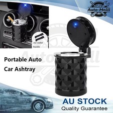 Universal Car LED Light Ashtray Cup Travel Home Vehicle Ash Holder Portable AU Ashtray price