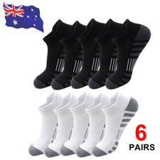6 Pairs Ankle Running Sports Socks Cushioned Breathable Low Cut Unisex Ankle Socks price