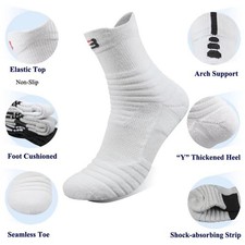 Running Socks Anti-Blister Cushioned Trainer Socks Men Women Ankle Cut Athletic Ankle Socks price