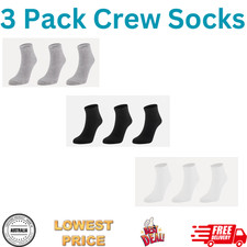 3-Pack Unisex Cotton, Polyester and Elastane Anklet Socks Ribbed Comfort AU Ankle Socks price